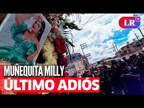 MUÑEQUITA MILLY: entierro de cantante en cementerio de Juliaca. #EnVivoLR