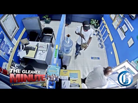 THE GLEANER MINUTE: Suspected bank robber caught… Worrying JUTC worrying report… New INDECOM boss