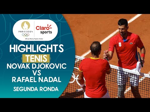 Novak Djokovic vs Rafael Nadal: Tenis individual varonil segunda ronda en #Paris2024 | Highlights