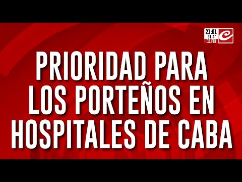 Prioridad para los porteños en hospitales de CABA ¿Está bien o mal?