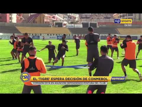 El ‘Tigre’ espera decisión de Conmebol. Comisión está en Asunción defendiendo la postura del club.