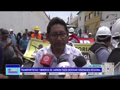 La Libertad: transportistas y mineros de carbón piden derogar Ordenanza Regional