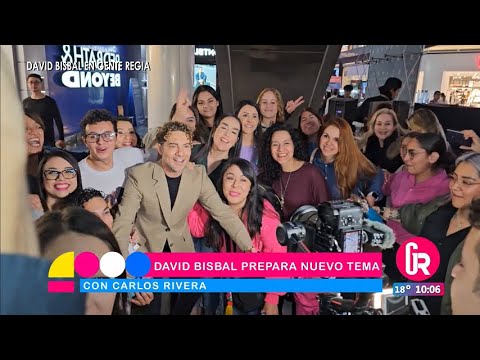 David Bisbal prepara tema con Carlos Rivera | Gente Regia