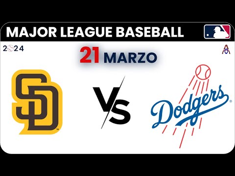 Padres de San Diego Vs Ángeles Dodgers en el beisbol de Grandes Ligas(Temporada Regular)