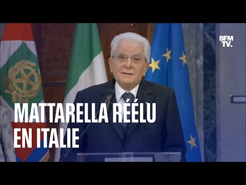 Italie: Sergio Mattarella réélu Président malgré son souhait de ne pas se représenter