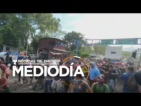 La caravana de hondureños avanza a través de Guatemala | Noticias Telemundo