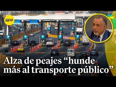 Aumento del precio del peaje hunde más el transporte público afirmó Martín Ojeda