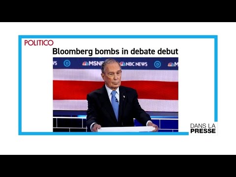 Primaires démocrates aux États-Unis : Bloomberg échoue lors de son premier débat