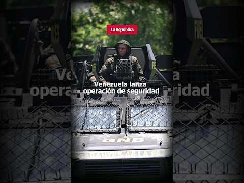 VENEZUELA LANZA operación de SEGURIDAD en CÁRCEL de Tocorón, Aragua #shorts #venezuela