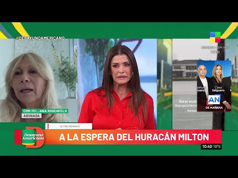 Milton llegará a Florida: la desesperada situación de Ana Rosenfeld desde Miami