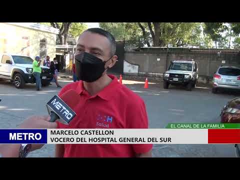 GUARDIA DE SEGURIDAD LLEGA CON FUERTES GOLPES A EMERGENCIA DEL HOSPITAL GENERAL DEL SUR