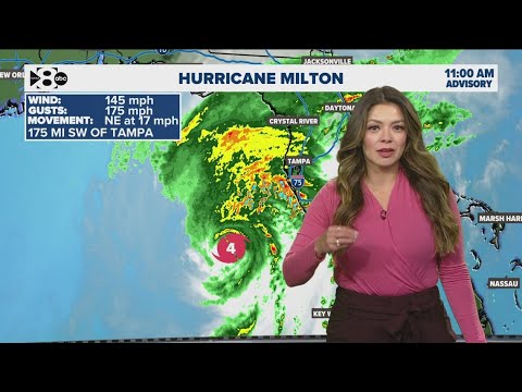 Hurricane Milton update: Latest forecast Wednesday as landfall gets closer