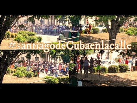 Santiago de Cuba se tira a la calle exigiendo corriente y comida
