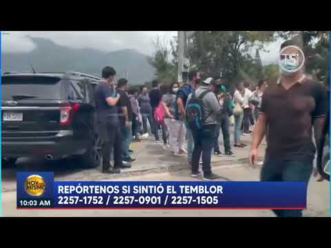 Videos de reacciones por el sismo en San Pedro Sula