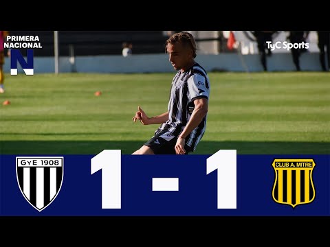 Gimnasia y Esgrima (M) 1-1 Mitre (SdE) | Primera Nacional | Fecha 31 (Zona B)