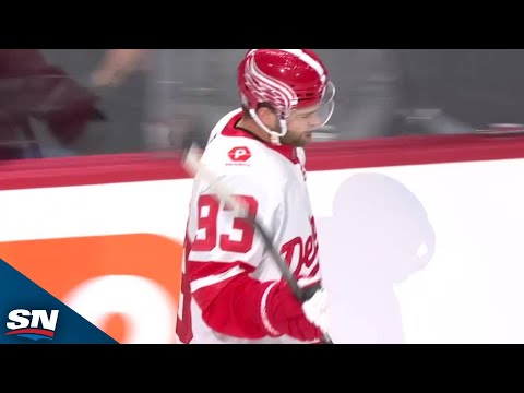 Red Wings Alex DeBrincat Uses Speed To Get Quick Release On Beautiful Goal