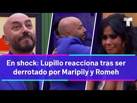La Casa de los Famosos 4  | En shock: así reaccionó Lupillo tras ser derrotado por Maripily y Romeh
