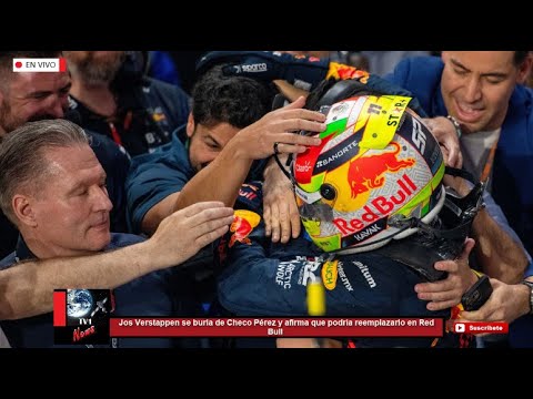 Jos Verstappen se burla de Checo Pérez y afirma que podría reemplazarlo en Red Bull