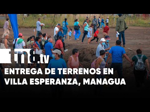 Un cambio de vida: Entregan terrenos en Villa Esperanza, Managua - Nicaragua