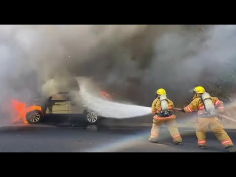 Este año se han registrado 240 vehículos quemados en carretera