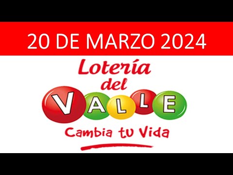 LOTERIA DEL VALLE DEL MIERCOLES 20 DE MARZO 2024 RESULTADO PREMIO MAYOR  #loteriadelvalle