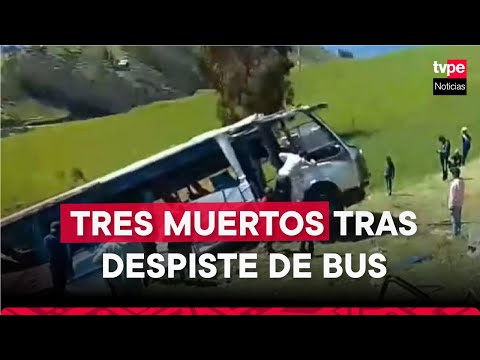 La Libertad: TRES MUERTOS y 30 HERIDOS dejó despiste de bus