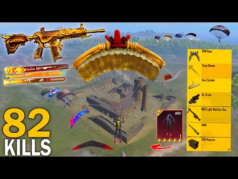 Wow!😍 NEW BEST LOOT GAMEPLAY with/ p90++AWM+Groza🔥Pubg Mobile