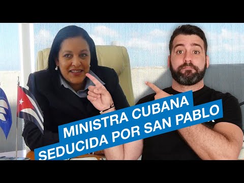 Ministra cubana seducida por San Pablo y extasiada como Santa Teresa de Jesús