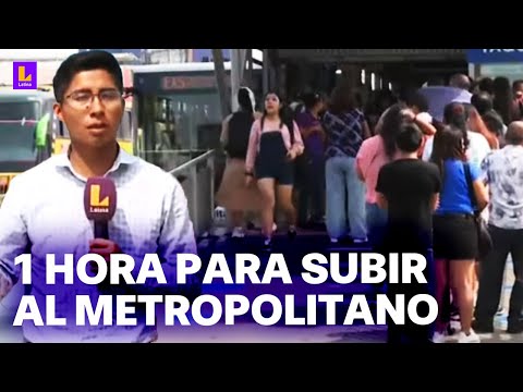 Colapsa la estación Naranjal del Metropolitano: Usuarios hacen largas colas por buses malogrados
