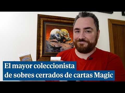 El mayor coleccionista de sobres cerrados de cartas Magic