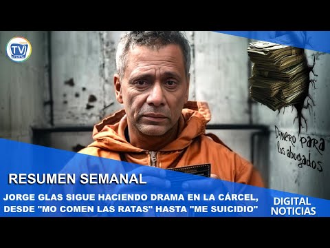 JORGE GLAS SIGUE HACIENDO DRAMA EN LA CÁRCEL, DESDE MO COMEN LAS RATAS HASTA ME SUICIDIO