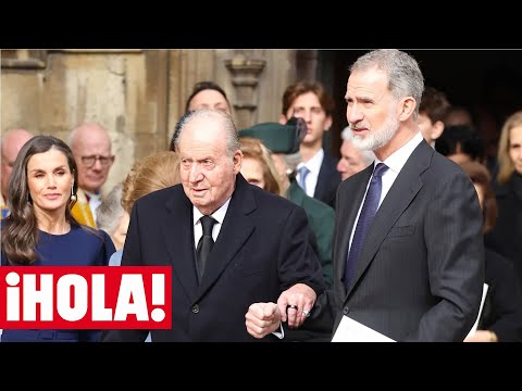 El cariñoso gesto del rey Felipe VI tras reencontrarse con su padre don Juan Carlos en Londres