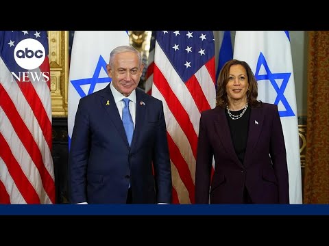 Netanyahu meets with Harris and Biden separately