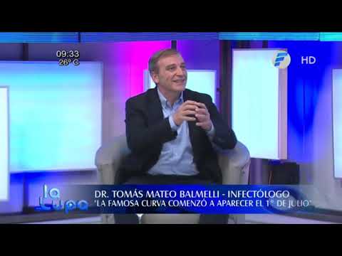 Tomás Mateo Balmelli habla sobre la peligrosa curva del COVID-19