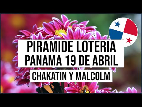 Pirámide Lotería de Panamá Miércoles 19 de Abril 2023  - Pirámide de Chakatin y Malcolm Ramos