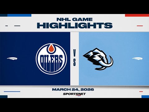 NHL Highlights | Oilers vs. Mammoth - March 24, 2026