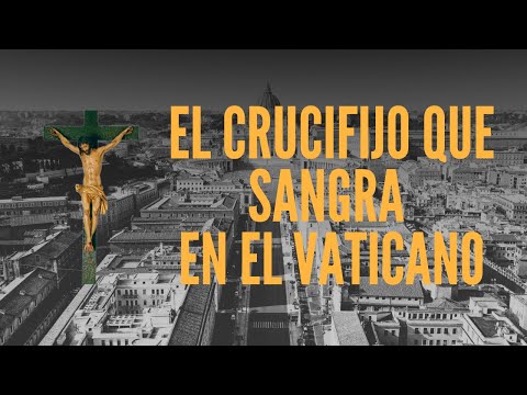 El crucifijo escondido que sangra en el Vaticano. Es de Asti. De María Tartaglino