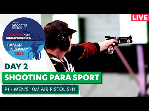 Athletics 🎽 Hamar 2022 | Day 2 | P1 - men's 10m air pistol SH1 | WSPS 10m European Championships
