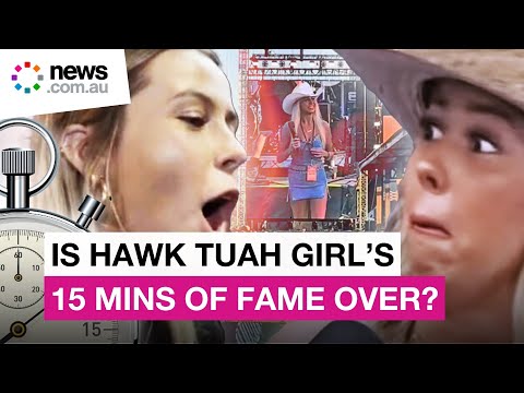 Video shows decline of 'Hawk Tuah' Haliey Welch's viral fame