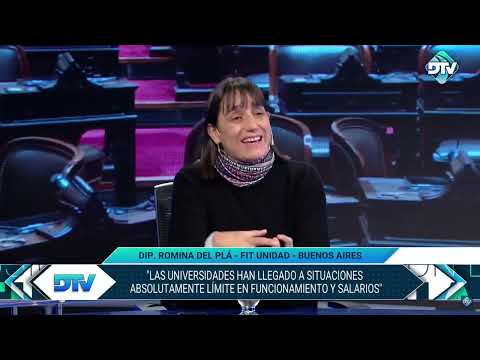 “El gob. de Milei ataca y ajusta las universidades y la educación pública” / Romina Del Plá en DTV