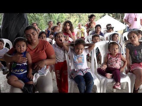 Desarrollan festival infantil con niños de emprendedores del Parque Nacional de Ferias