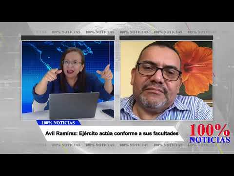 100% Entrevistas/ Asedio a opositores/ Avil Ramírez: Ejército actúa conforme a sus facultades Ayúdan
