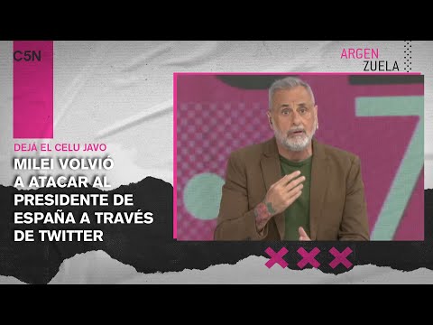 En un mismo tuit JAVIER MILEI atacó al presidente español PEDRO SÁNCHEZ y a periodistas argentinos