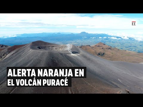 Volcán Puracé: Servicio Geológico cambia su estado de alerta a naranja | El Espectador