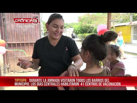 Culmina con éxito la jornada de vacunación en Tipitapa – Nicaragua