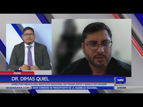 El Dr. Dimas Quiel se refiere a los programas de transplante y la situacio?n de los bancos de sangre