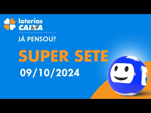 Resultado da Super Sete - Concurso nº 607 - 09/10/2024