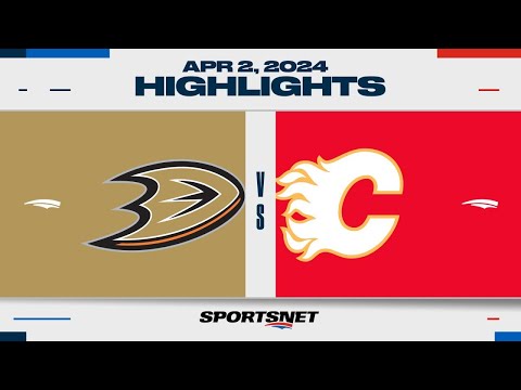 NHL Highlights | Ducks vs. Flames - April 2, 2024