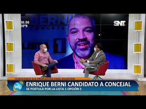 Recibimos a Enrique Berni, candidato a concejal de Asunción