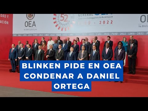 Panorama Nicaragua: secretario de estado EEUU Antony Blinken pide condenar a Daniel Ortega